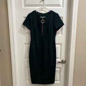 ✨Calvin Klein Emerald Suede Bodycon✨